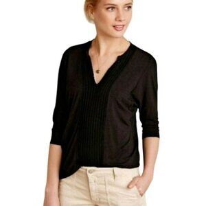 Anthropologie Dolan Purple Pleated Blouse